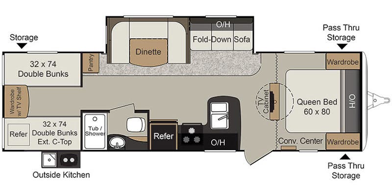 2016 Keystone Passport 2920BH