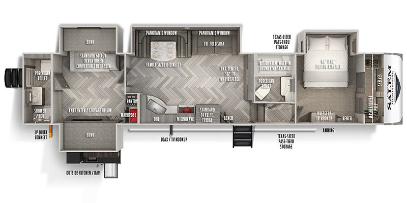 2022 Salem Hemisphere 356QB Fifth Wheel